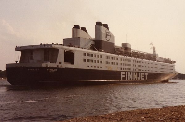 Finnjet in Travemünde 1984